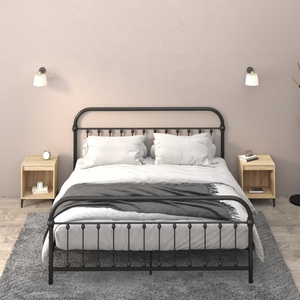 vidaXL, vidaXL Nachttische 2 Stk. Sonoma-Eiche 40x35x50 cm, vidaXL Nachttische 2 Stk. Sonoma-Eiche 40x35x50 cm
