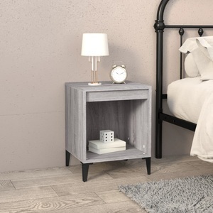 vidaXL, vidaXL Nachttisch Grau Sonoma 40x35x50 cm, vidaXL Nachttisch Grau Sonoma 40x35x50 cm