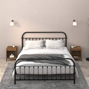 vidaXL, vidaXL Nachttische 2 Stk. Braun Eichen-Optik 40x35x50 cm, vidaXL Nachttische 2 Stk. Braun Eichen-Optik 40x35x50 cm