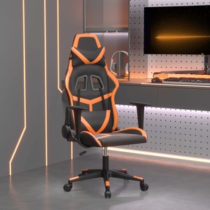 vidaXL, vidaXL Gaming-Stuhl Schwarz und Orange Kunstleder