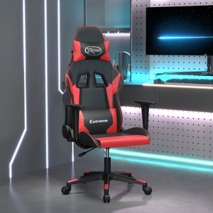 vidaXL, vidaXL Gaming-Stuhl Schwarz und Rot Kunstleder, vidaXL Gaming-Stuhl Schwarz und Rot Kunstleder
