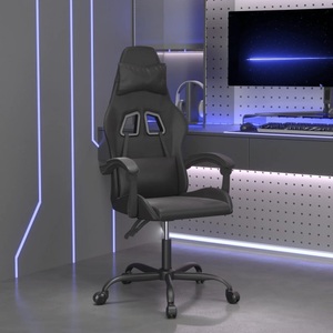 vidaXL, vidaXL Gaming-Stuhl Schwarz Kunstleder