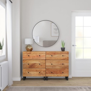 vidaXL, vidaXL Sideboards 2 Stk. 60x33x75 cm Massivholz Akazie