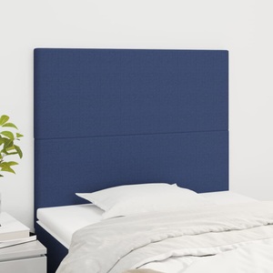 vidaXL, vidaXL Kopfteile 2 Stk. Blau 100x5x78/88 cm Stoff