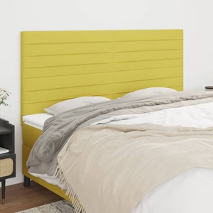 vidaXL, vidaXL Kopfteile 4 Stk. Grün 80x5x78/88 cm Stoff, 
