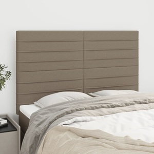 vidaXL, vidaXL Kopfteile 4 Stk. Taupe 72x5x78/88 cm Stoff