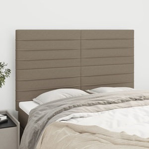 vidaXL, vidaXL Kopfteile 4 Stk. Taupe 72x5x78/88 cm Stoff