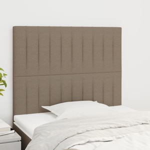 vidaXL, vidaXL Kopfteile 2 Stk. Taupe 80x5x78/88 cm Stoff, vidaXL Kopfteile 2 Stk. Taupe 80x5x78/88 cm Stoff