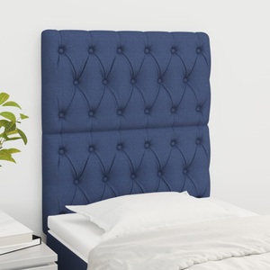 vidaXL, vidaXL Kopfteile 2 Stk. Blau 80x7x78/88 cm Stoff