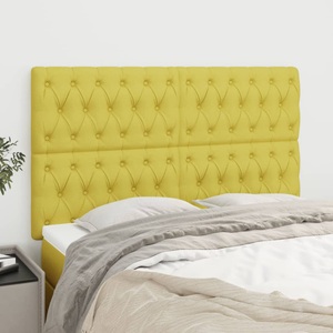 vidaXL, vidaXL Kopfteile 4 Stk. Grün 72x7x78/88 cm Stoff