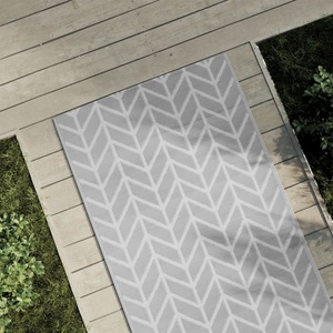 vidaXL, vidaXL Outdoor-Teppich Grau 80x250 cm PP