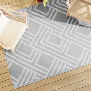 vidaXL, vidaXL Outdoor-Teppich Grau 160x230 cm PP