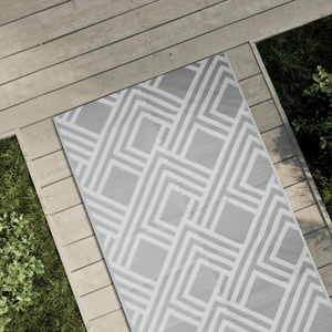 vidaXL, vidaXL Outdoor-Teppich Grau 80x250 cm PP
