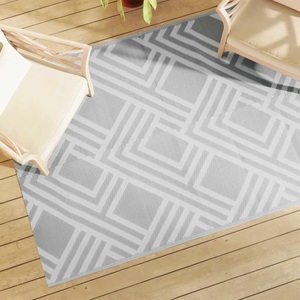 vidaXL, vidaXL Outdoor-Teppich Grau 140x200 cm PP