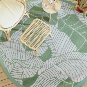 vidaXL, vidaXL Outdoor-Teppich Grün Ø200 cm PP