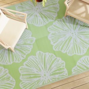 vidaXL, vidaXL Outdoor-Teppich Grün 190x290 cm PP, vidaXL Outdoor-Teppich Grün 190x290 cm PP