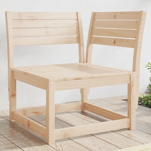 vidaXL, vidaXL Garten-Ecksofa 73x73x78 cm Massivholz Kiefer