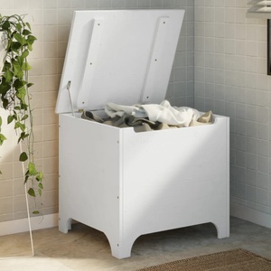 vidaXL, vidaXL Truhe mit Deckel RANA Weiß 60x49x54 cm Massivholz Kiefer, vidaXL Truhe mit Deckel RANA Weiß 60x49x54 cm Massivholz Kiefer