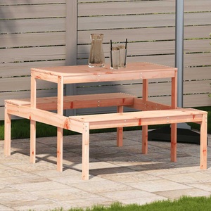 vidaXL, vidaXL Picknicktisch 110x134x75 cm Massivholz Kiefer