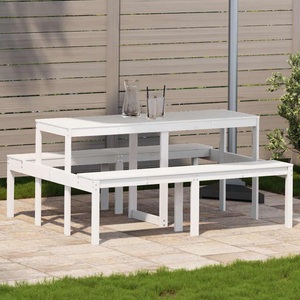 vidaXL, vidaXL Picknicktisch 160x134x75 cm Massivholz Kiefer