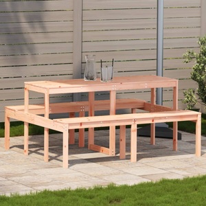 vidaXL, vidaXL Picknicktisch 160x134x75 cm Massivholz Douglasie