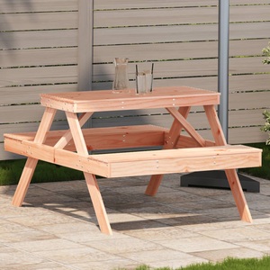 vidaXL, vidaXL Picknicktisch 105x134x75 cm Massivholz Douglasie