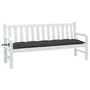 vidaXL, vidaXL Gartenbank-Auflage Melange Anthrazit 180x50x7 cm Stoff, vidaXL Gartenbank-Auflage Melange Anthrazit 180x50x7 cm Stoff