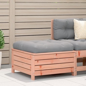 vidaXL, vidaXL Gartenhocker mit Kissen Massivholz Douglasie, vidaXL Gartenhocker mit Kissen Massivholz Douglasie