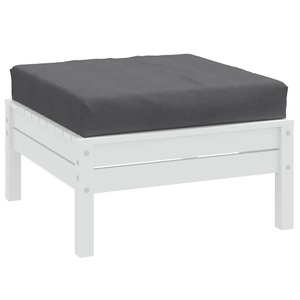 vidaXL, vidaXL Palettenkissen Melange Anthrazit 60x60x10 cm Stoff, vidaXL Palettenkissen Melange Anthrazit 60x60x10 cm Stoff
