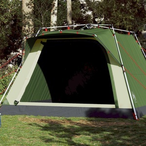 vidaXL, vidaXL Campingzelt 4 Personen Grün Quick Release, vidaXL Campingzelt 4 Personen Grün Quick Release