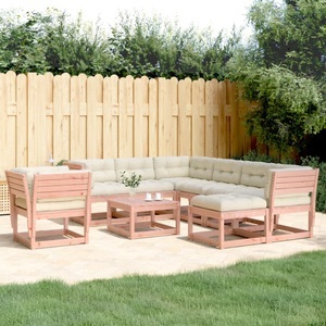 vidaXL, vidaXL 8-tlg. Garten-Lounge-Set mit Kissen Massivholz Douglasie, vidaXL 8-tlg. Garten-Lounge-Set mit Kissen Massivholz Douglasie