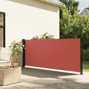 vidaXL, vidaXL Seitenmarkise Ausziehbar Terrakottarot 100x500 cm