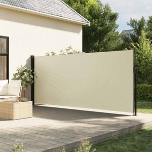 vidaXL, vidaXL Seitenmarkise Ausziehbar Creme 160x500 cm, vidaXL Seitenmarkise Ausziehbar Creme 160x500 cm