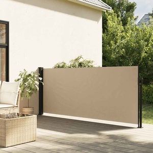 vidaXL, vidaXL Seitenmarkise Ausziehbar Beige 120x600 cm