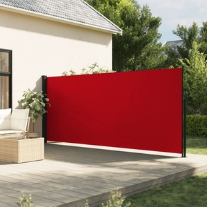 vidaXL, vidaXL Seitenmarkise Ausziehbar Rot 160x600 cm, vidaXL Seitenmarkise Ausziehbar Rot 160x600 cm