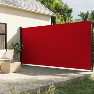 vidaXL, vidaXL Seitenmarkise Ausziehbar Rot 200x600 cm