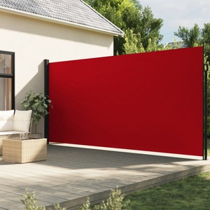 vidaXL, vidaXL Seitenmarkise Ausziehbar Rot 220x600 cm