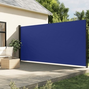 vidaXL, vidaXL Seitenmarkise Ausziehbar Blau 200x500 cm