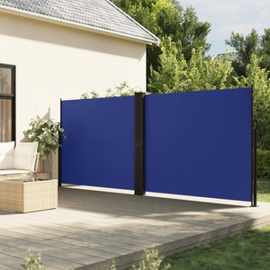 vidaXL, vidaXL Seitenmarkise Ausziehbar Blau 180x600 cm