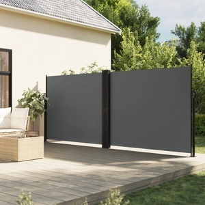 vidaXL, vidaXL Seitenmarkise Ausziehbar Anthrazit 180x600 cm, vidaXL Seitenmarkise Ausziehbar Anthrazit 180x600 cm