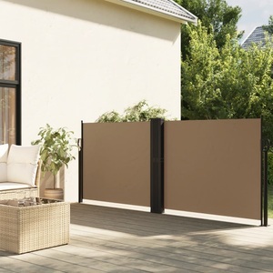 vidaXL, vidaXL Seitenmarkise Ausziehbar Taupe 100x1000 cm, vidaXL Seitenmarkise Ausziehbar Taupe 100x1000 cm