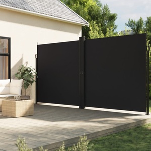 vidaXL, vidaXL Seitenmarkise Ausziehbar Schwarz 220x1000 cm