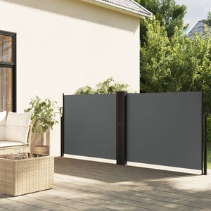 vidaXL, vidaXL Seitenmarkise Ausziehbar Anthrazit 140x1200 cm