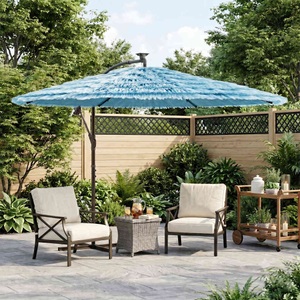 vidaXL, vidaXL Sonnenschirm mit Stahlmast Blau 269x269x235 cm