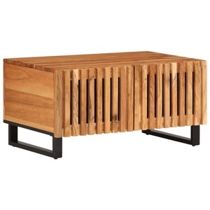 vidaXL, vidaXL Couchtisch 80x51x40 cm Massivholz Akazie, vidaXL Couchtisch 80x51x40 cm Massivholz Akazie