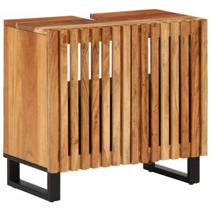 vidaXL, vidaXL Waschbeckenunterschrank 62x34x58 cm Massivholz Akazie