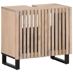 vidaXL, vidaXL Waschbeckenunterschrank 62x34x58 cm Massivholz Mango