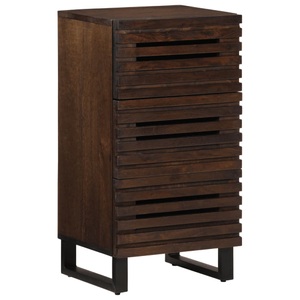 vidaXL, vidaXL Sideboard Braun 40x34x75 cm Massivholz Mango