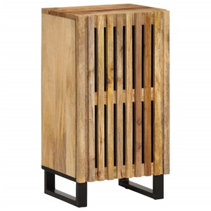 vidaXL, vidaXL Sideboard 40x34x75 cm Raues Massives Mangoholz