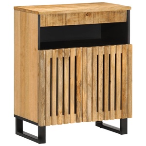 vidaXL, vidaXL Sideboard 60x34x75 cm Raues Massives Mangoholz